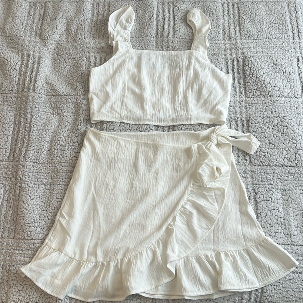 Pink Lily Two Piece Skirt Set